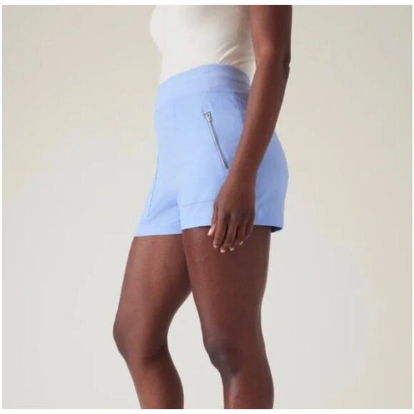 Athleta North Trekkie Shorts Size 22 Gray & Blue Ripstop Hiking Outdoor Lot of 2 - Picture 1 of 12